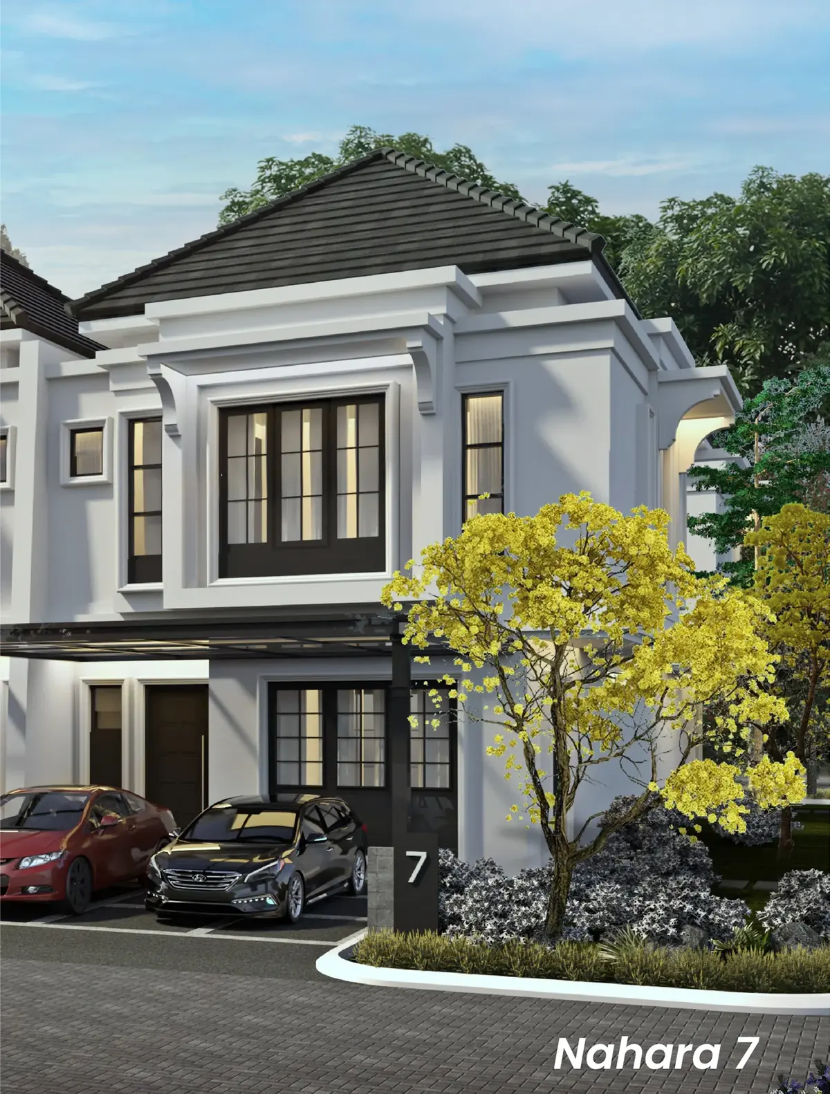 Nahara — Taman Cluster & Seating Area