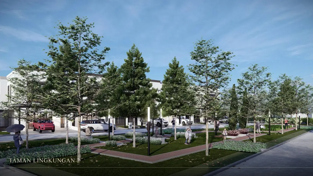 Omnia — Taman Lingkungan 2, Landscape Palem Tropis