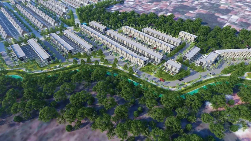 Uenos — Aerial View Cluster & Lanskap Hijau CGE